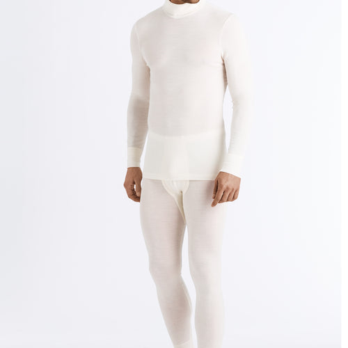 73403 Woolen Silk M Turtleneck Shirt - 795 Cygne