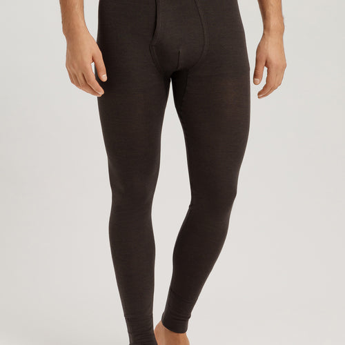 Woolen Silk M Long Leg | Earthy Ink 73412-2147