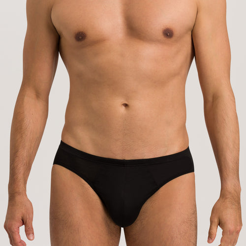 73501 Cotton Sporty 3/4 Brief - 199 Black