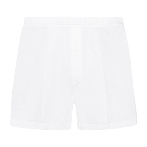 73505 Cotton Sporty Knit Boxer With Button Fly - 101 White