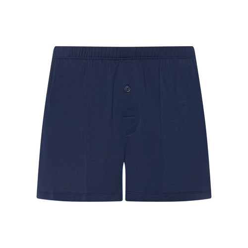 Cotton Sporty Knit Boxer With Button Fly | Deep Navy 73505-1610