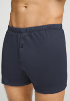 Cotton Sporty Button Fly Cotton Boxer | Stormy Gray 73505-2139