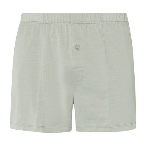 73505 Cotton Sporty Knit Boxer With Button Fly - 2168 Mineral Green