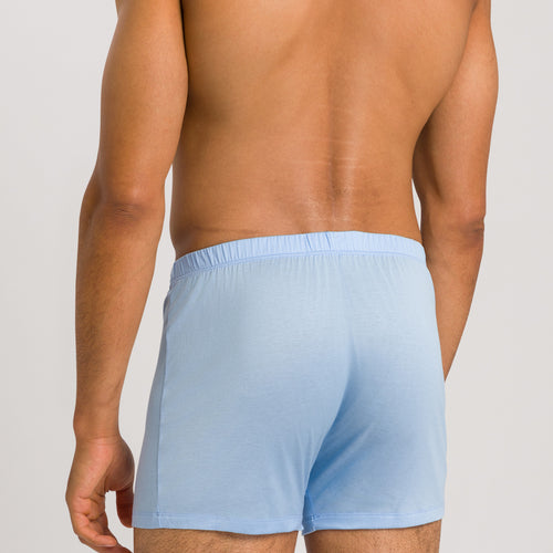 73505 Cotton Sporty Knit Boxer With Button Fly - 2531 Placid Blue