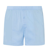 73505 Cotton Sporty Knit Boxer With Button Fly - 2531 Placid Blue