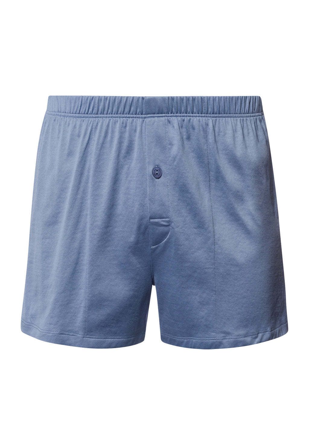 Cotton Sporty Knit Boxer With Button Fly | Dusky Aqua 73505-2586