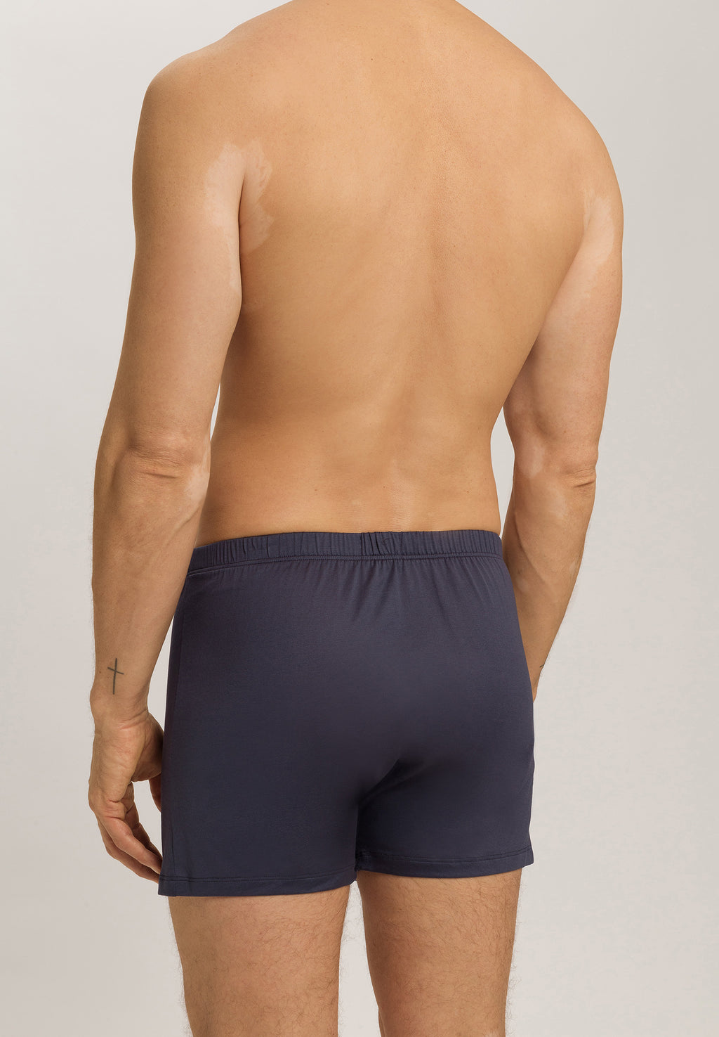 Cotton Sporty Knit Boxer With Button Fly | Ombre Blue 73505-2635