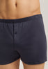 Cotton Sporty Knit Boxer With Button Fly | Ombre Blue 73505-2635