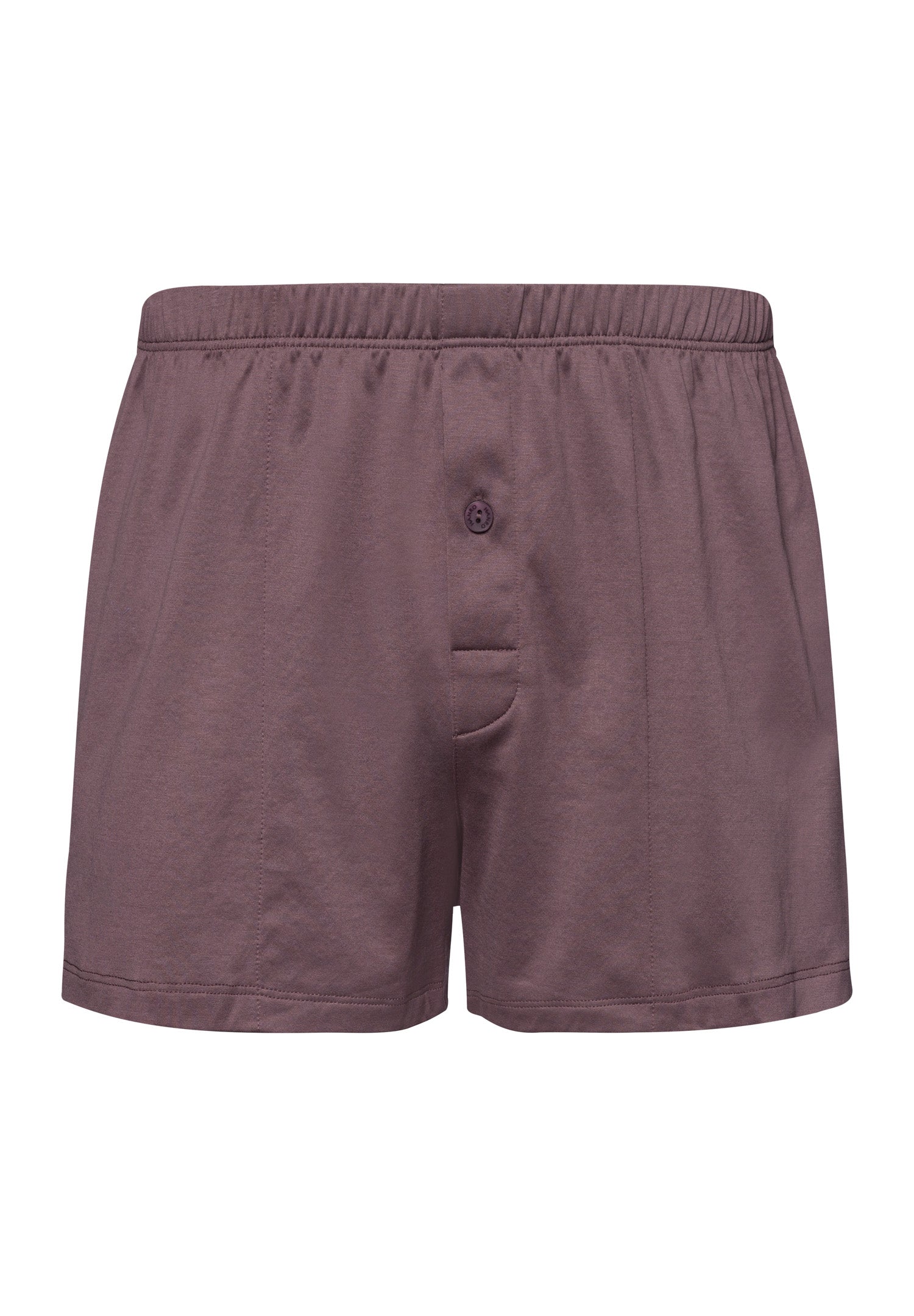 73505 Cotton Sporty Knit Boxer With Button Fly - 2770 Smokey Plum