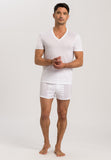 73510 Cotton Sporty V-Neck T-Shirt - 101 White