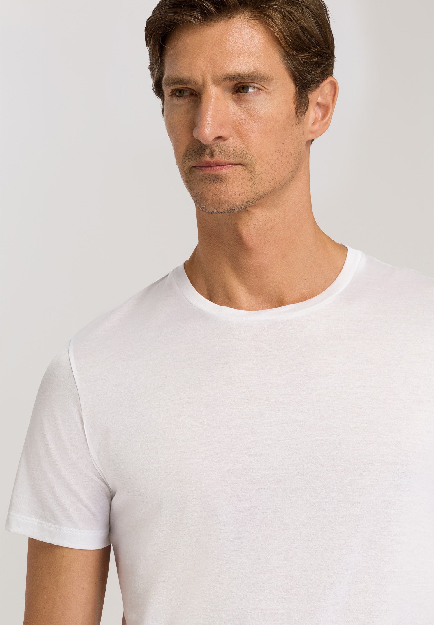 73511 Cotton Sporty Crewneck T-Shirt - 101 White