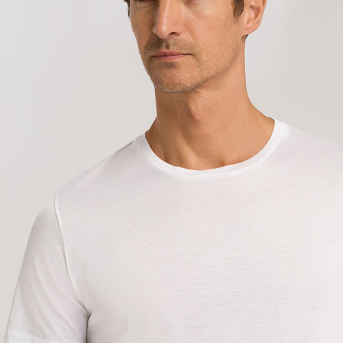 73511 Cotton Sporty Crewneck T-Shirt - 101 White