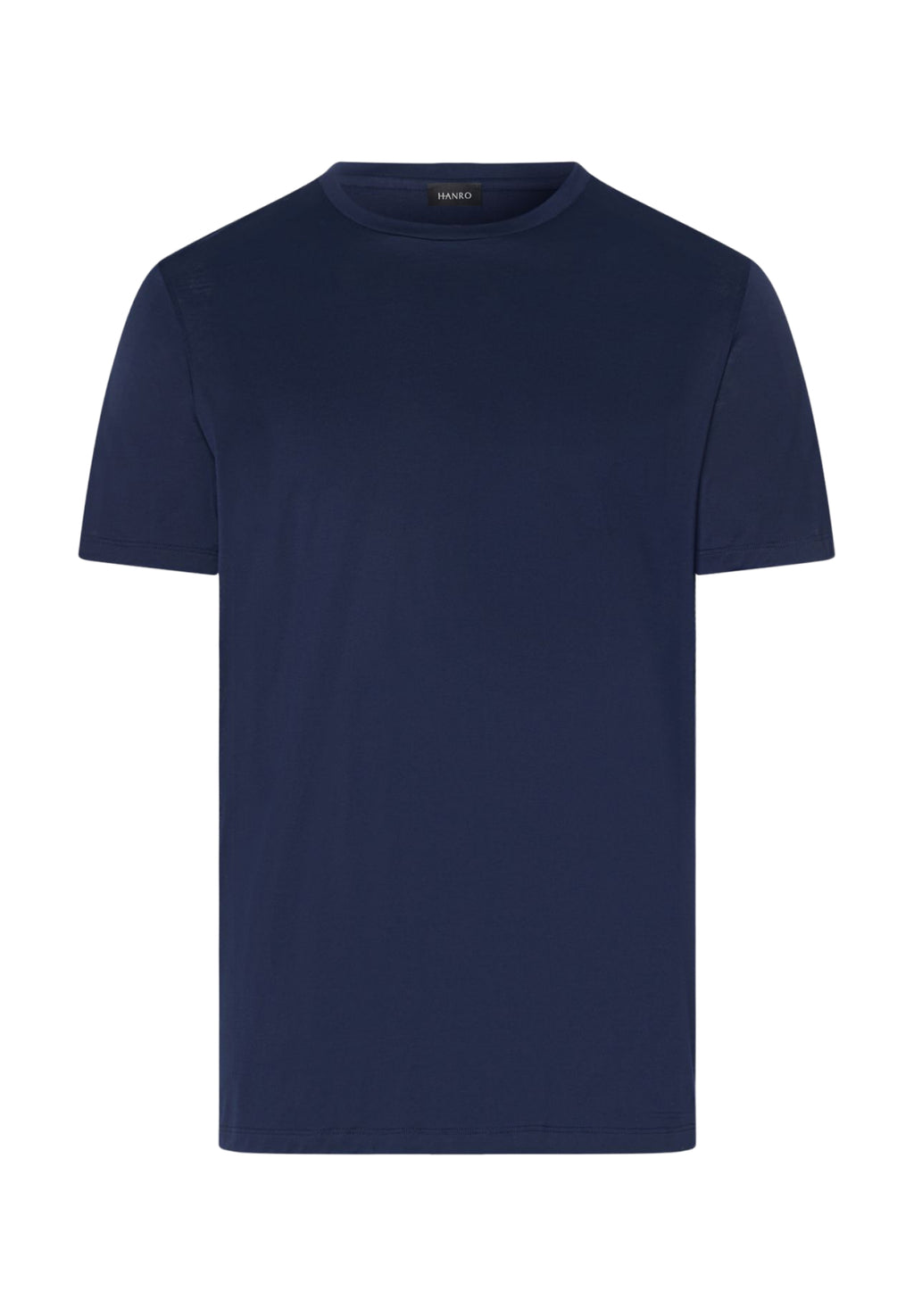 Cotton Sporty Crew Neck Cotton T-Shirt | Deep Navy 73511-1610
