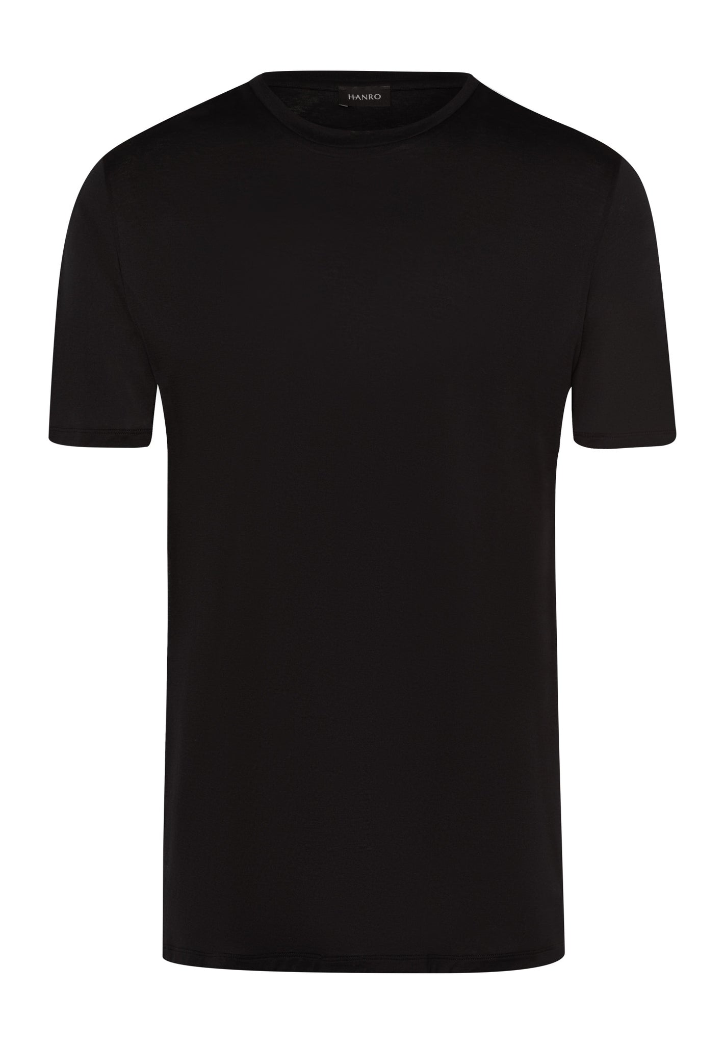 73511 Cotton Sporty Crewneck T-Shirt - 199 Black