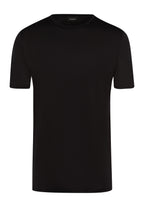 73511 Cotton Sporty Crewneck T-Shirt - 199 Black
