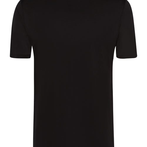 73511 Cotton Sporty Crewneck T-Shirt - 199 Black