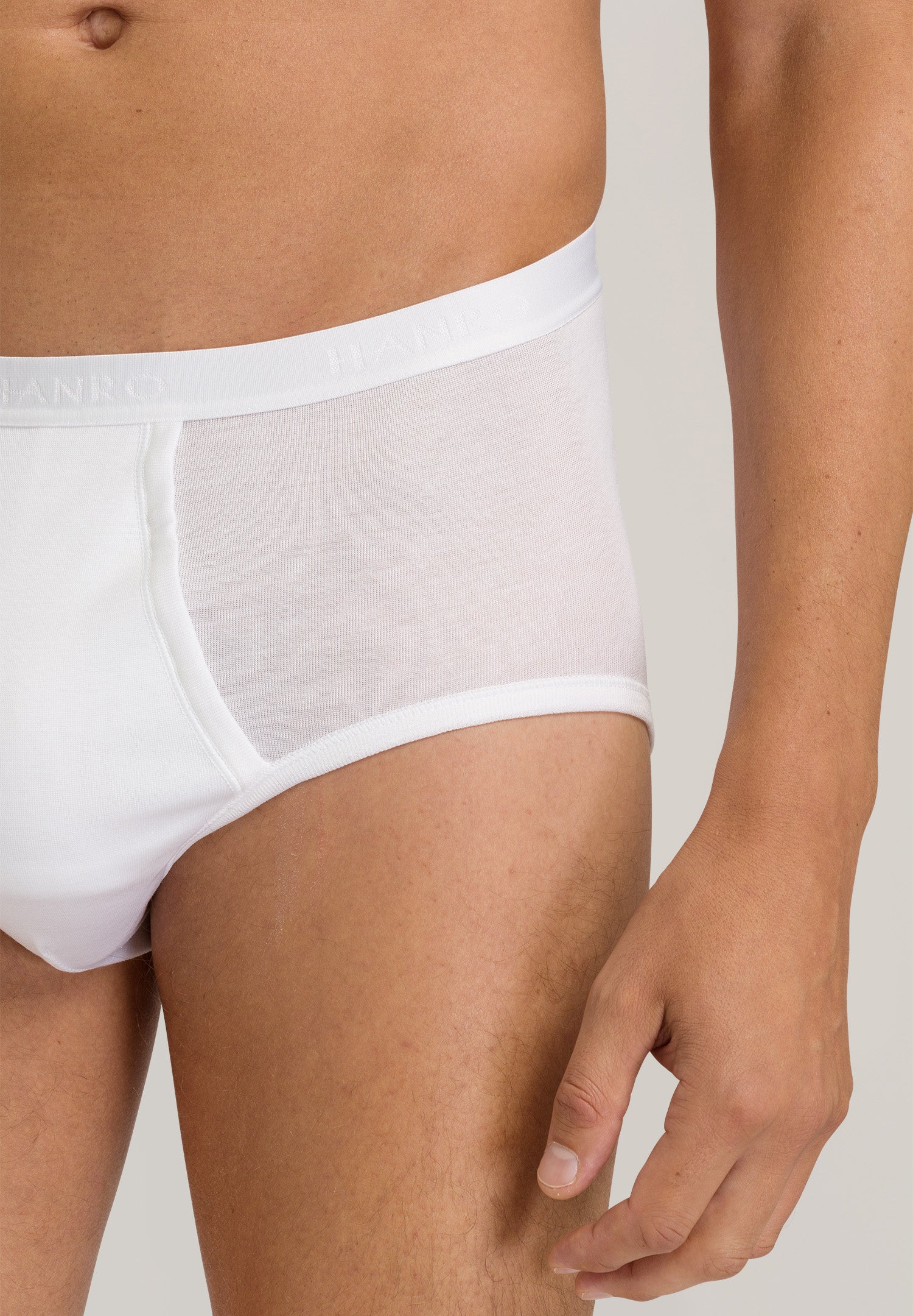 73630 Cotton Pure Full Brief With Fly - 101 White