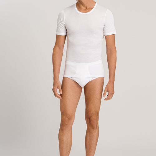 73630 Cotton Pure Full Brief With Fly - 101 White