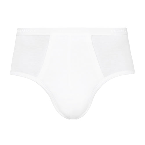 73630 Cotton Pure Full Brief With Fly - 101 White