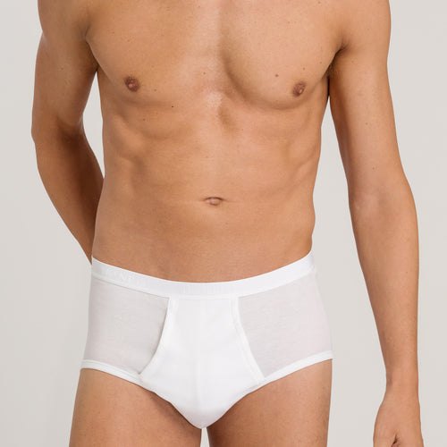 73630 Cotton Pure Full Brief With Fly - 101 White