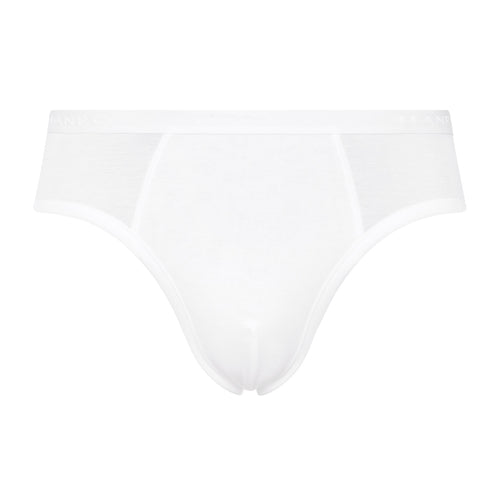 73633 Cotton Pure High Leg Brief - 101 White