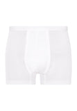 73634 Cotton Pure Boxer Brief With Fly - 101 White