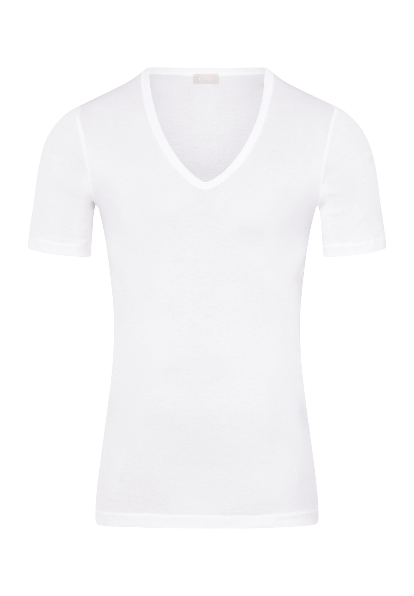 73665 Cotton Pure V-Neck T-Shirt - 101 White