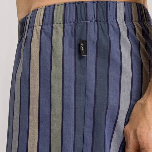 74013 Fancy Woven Boxer - 2384 Everblue Stripe