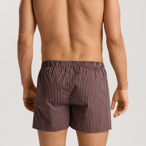 74013 Fancy Woven Boxer - 2863 Dark Wine Stripe