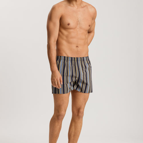 74013 Fancy Woven Boxer - 2886 Ocean Stripe