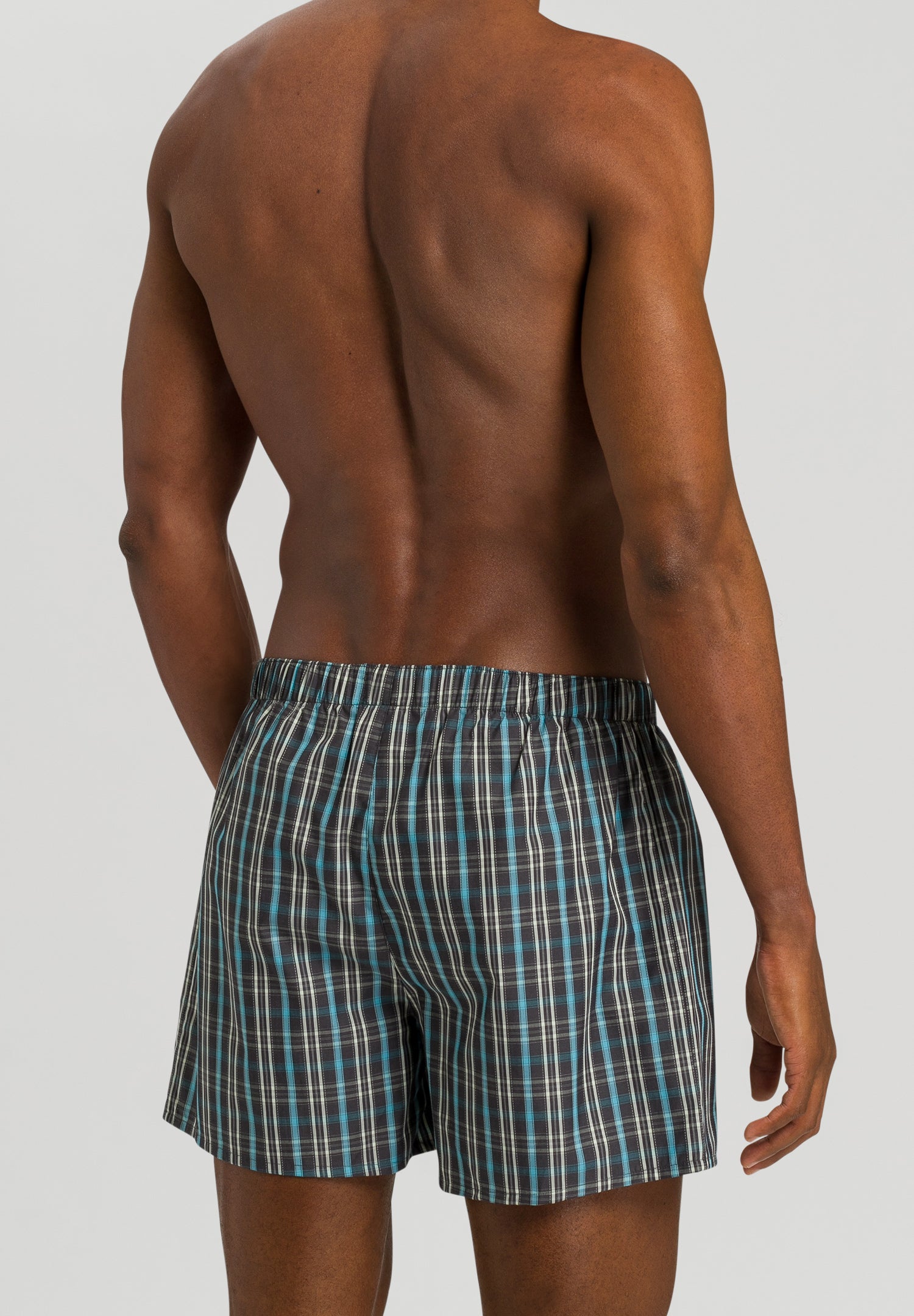 74013 Fancy Woven Boxer - 2970 Arctic Plaid Check