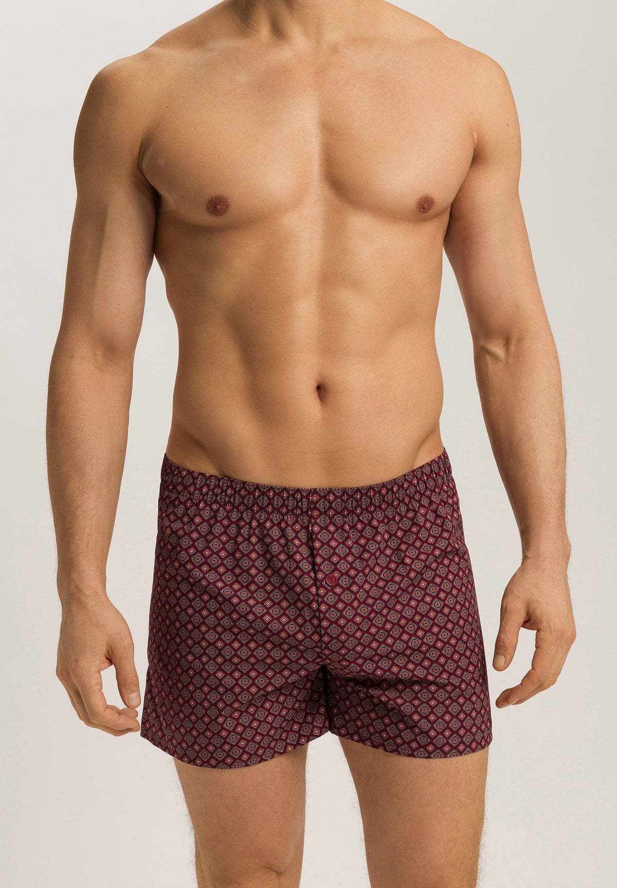 Fancy Woven Boxer | Red Gems Print 74013-3036