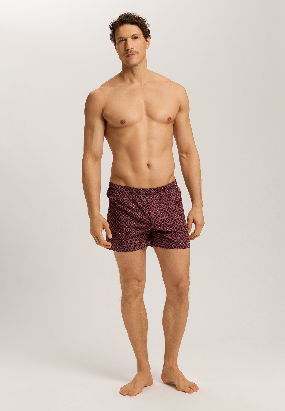Fancy Woven Boxer | Red Gems Print 74013-3036