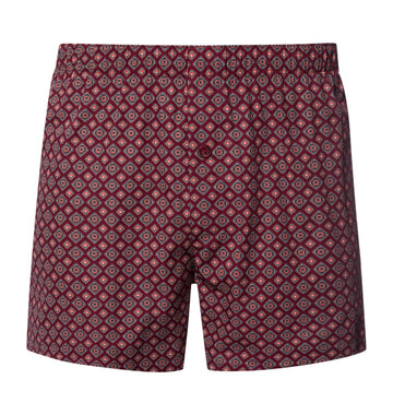 Fancy Woven Boxer | Red Gems Print 74013-3036