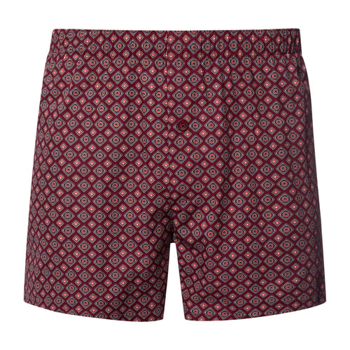 Fancy Woven Boxer | Red Gems Print 74013-3036