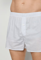 Fancy Woven Cotton Boxer | Squared Sky 74013-3079