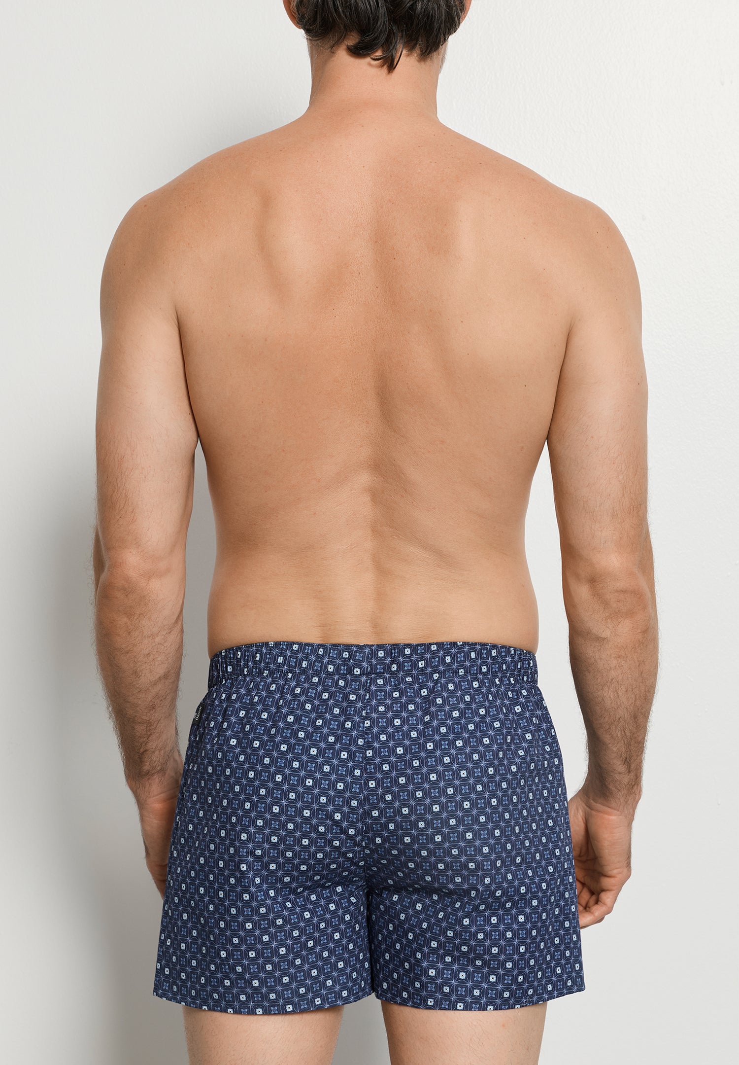 Fancy Woven Cotton Boxer | Squared Harmony 74013-3100