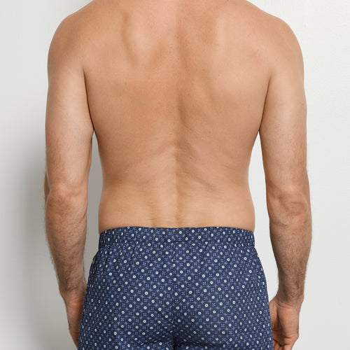 Fancy Woven Cotton Boxer | Squared Harmony 74013-3100
