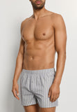 Fancy Woven Cotton Boxer | Denim Stripe 74013-3108