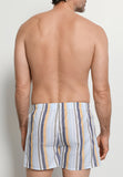 Fancy Woven Cotton Boxer | Sunset Stripe 74013-3109
