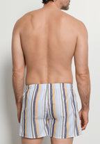 Fancy Woven Cotton Boxer | Sunset Stripe 74013-3109