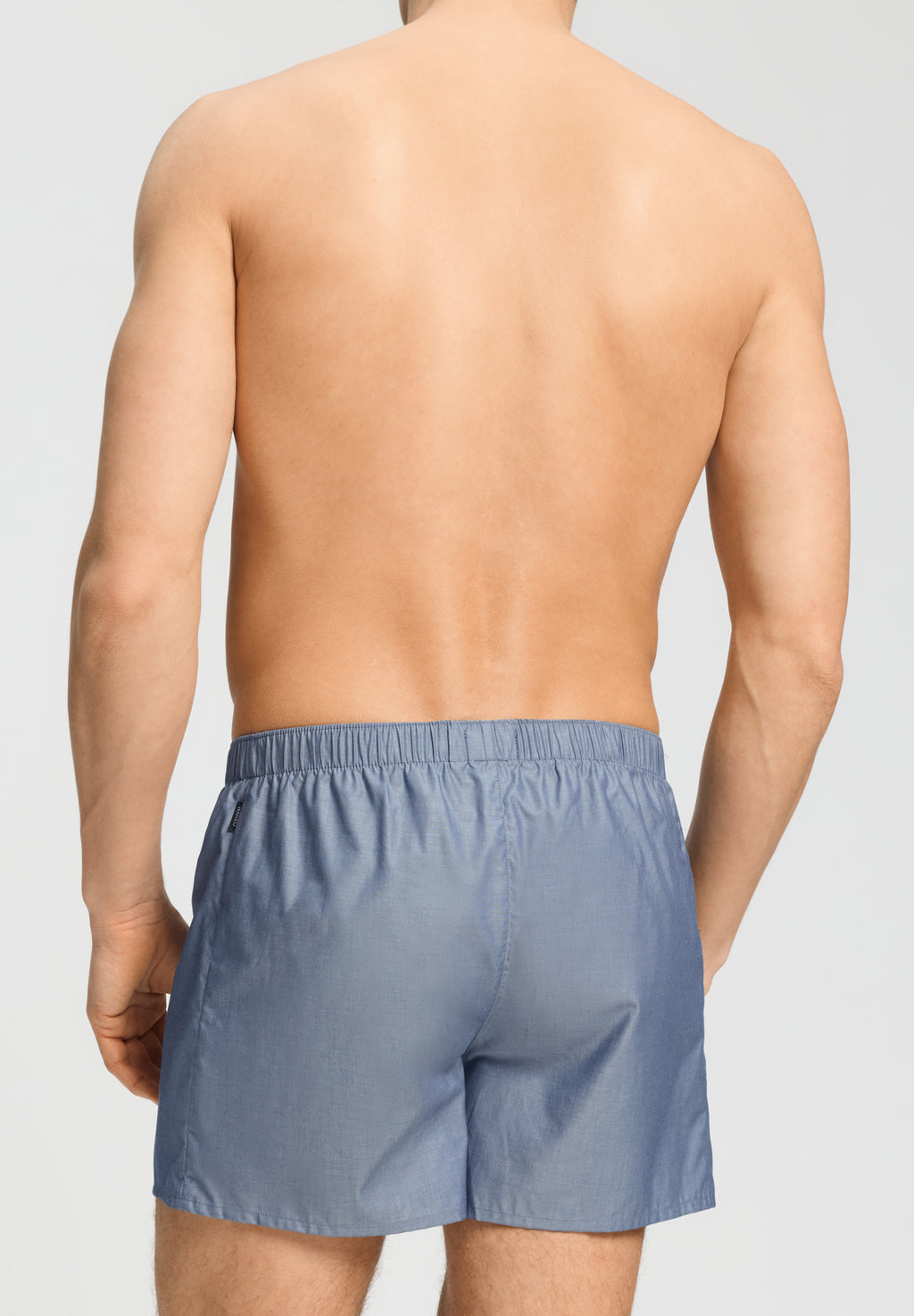 Fancy Woven Cotton Boxer | Chambray Blue 74013-3167