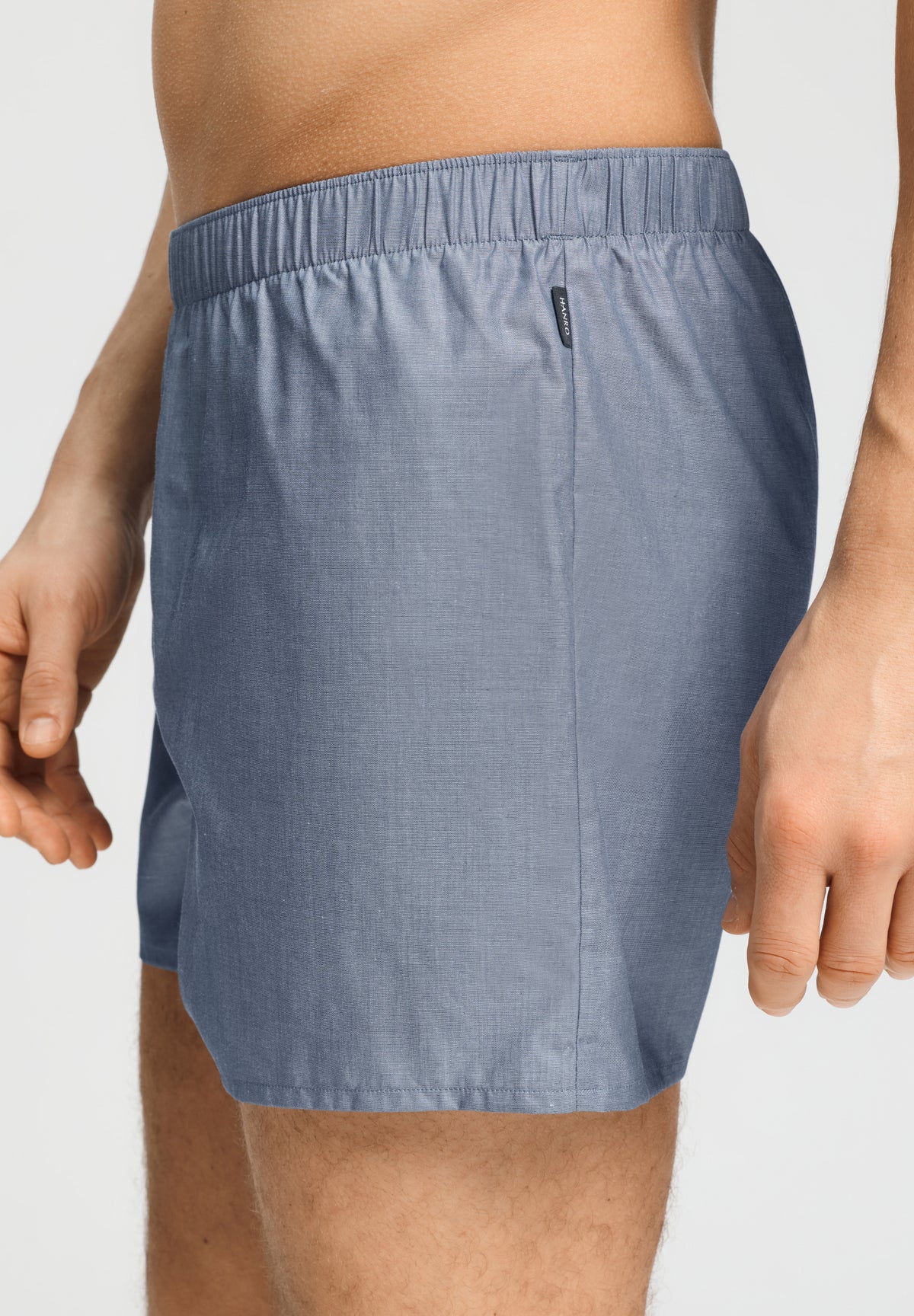 Fancy Woven Cotton Boxer | Chambray Blue 74013-3167