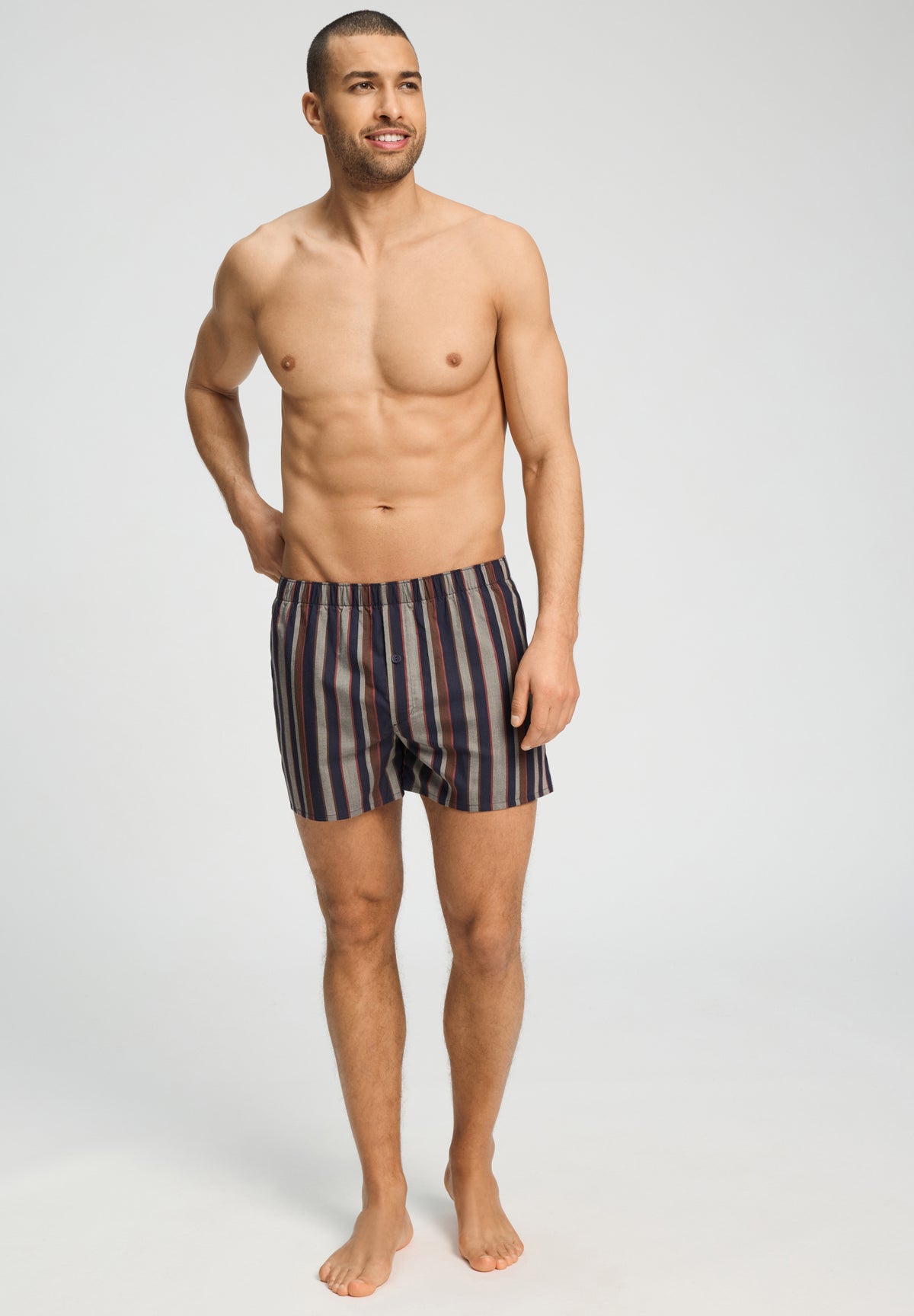 Fancy Woven Boxer | Pinecone Stripes 74017-3128