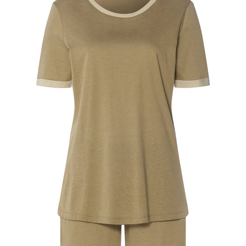 Laura Cotton Blend Pajama Set | Covert Green 74262-2727