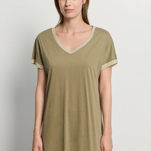 Laura S/Slv Nightdress 85cm | Covert Green 74264-2727