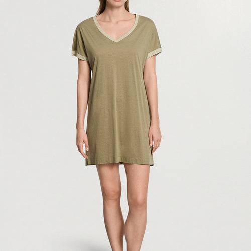 Laura S/Slv Nightdress 85cm | Covert Green 74264-2727