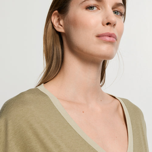 Laura S/Slv Nightdress 85cm | Covert Green 74264-2727