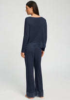 Azelia L/Slv Pajama | Deep Navy 74704-1610