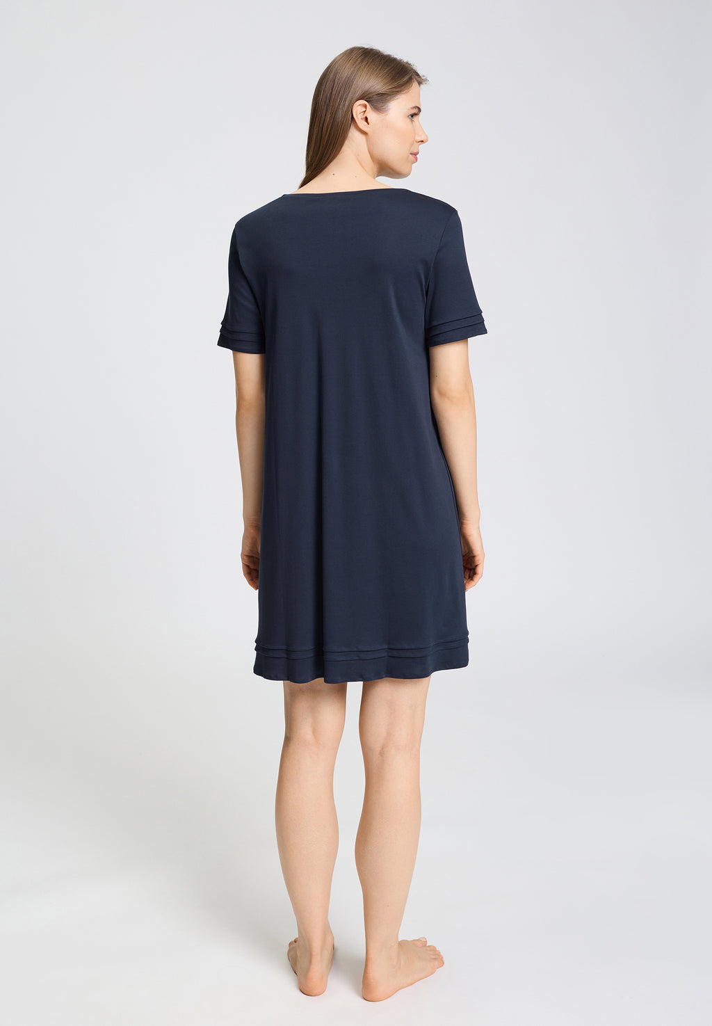 Pilar S/Slv Gown 95cm | Deep Navy 74706-1610